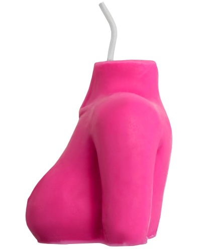 Розовая свеча Женский Силуэт Pecado BDSM 49 гр фото 5