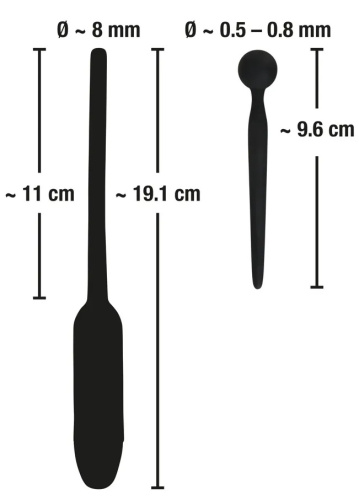 Набор стимуляторов для уретры Silicone Dilator Set фото 6