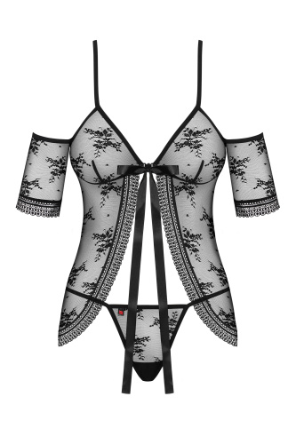 Нежный кружевной беби-долл и трусики Jennifairy L/XL фото 3