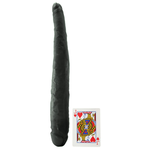 Двухсторонний фаллос King Cock - 16in Tapered Double черный фото 3