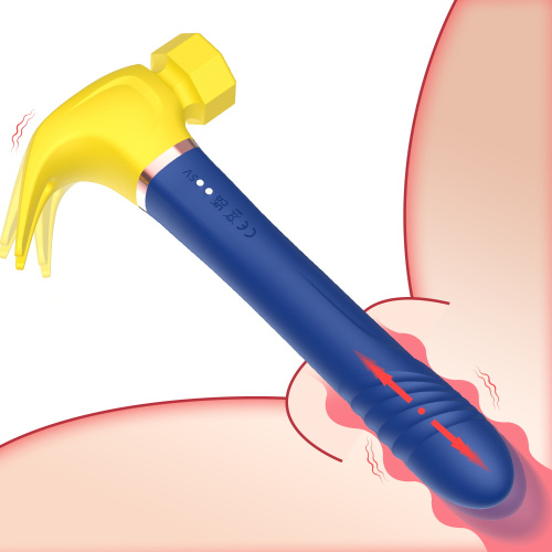 Вибростимулятор-молоток с пульсирующей головкой и рукоятью фото 2