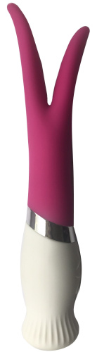 Двойной перезаряжаемый вибратор Mr.Jbo розовый фото 3