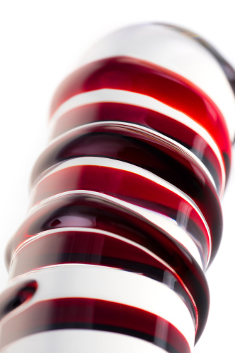 Двухсторонний роскошный фаллос из стекла фото 5