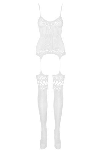 Элегантный белый кэтсьюит S/L фото 5