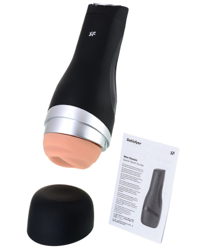 Мастурбатор в колбе Satisfyer Men Classic Silver фото 9