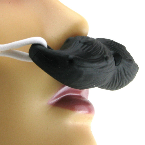 Черные силиконовые виброусы The Mustachio фото 4