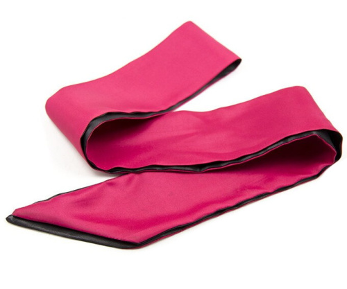 Черно-малиновая лента для связывания фото 5