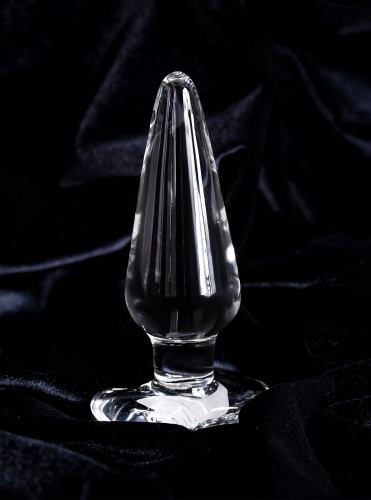 Анальная втулка из стекла Sexus Glass 12 см фото 5