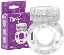 Эрекционное виброкольцо Rings Axle-Pin White