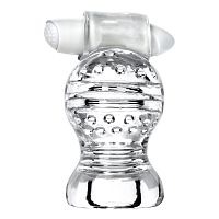 Прозрачный мастурбатор на головку пениса Lingam Shakti, 9 см