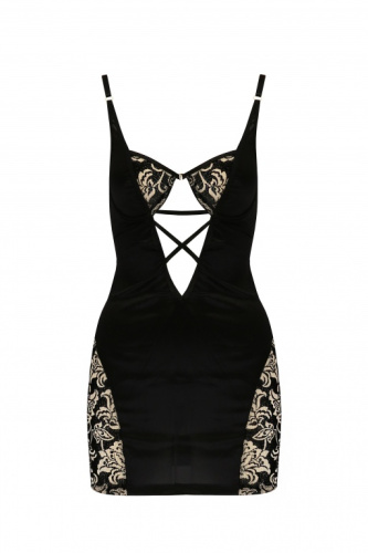 Черная сорочка Victoria L/XL фото 4