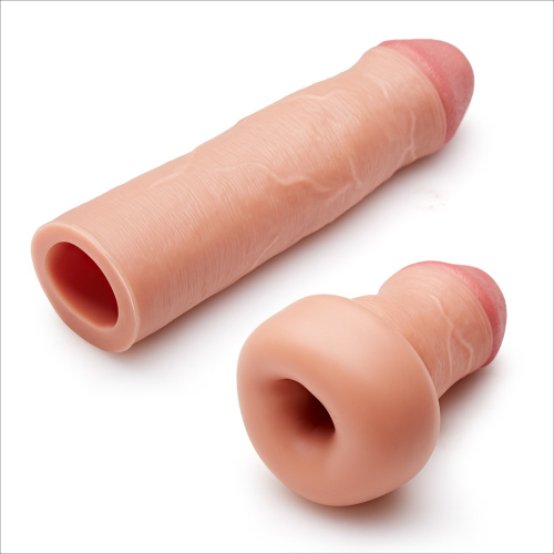 Удлиняющая насадка на пенис Revolutionary Silicone Nature Extender + 5,5 см фото 6