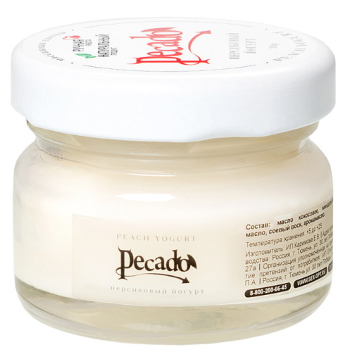 Массажная свеча Персиковый Йогурт Pecado BDSM 30 мл фото 3