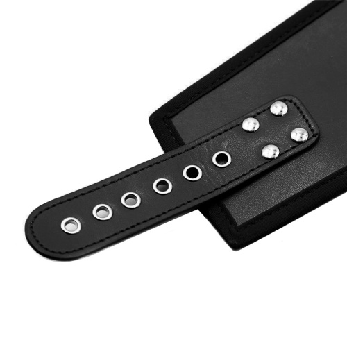 Широкий ошейник с кляпом-кольцом и поводком фото 4