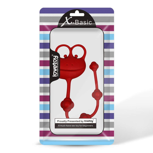 Универсальный силиконовый стимулятор красный Silicone Frog фото 4