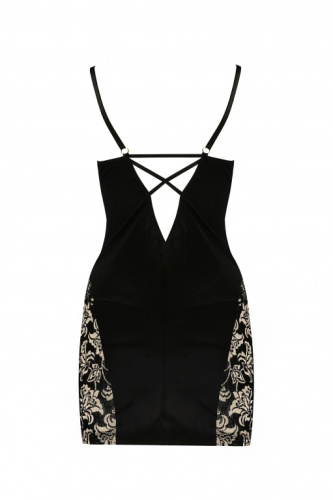 Черная сорочка Victoria L/XL фото 5