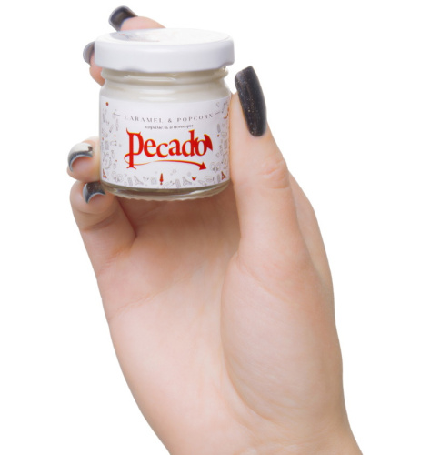 Массажная свеча Карамель и Попкорн Pecado BDSM 35 мл фото 5