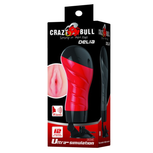 Вибромастурбатор с голосовым сопровождением Crazy Bull Delia на присоске фото 10