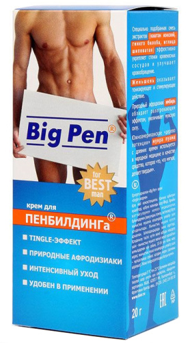 Крем для пенбилдинга Биоритм Big Pen 20 гр фото 3