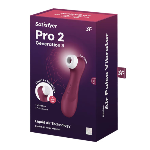 Вакуумно-волновой бесконтактный стимулятор Satisfyer Pro 2 Generation 3 Red фото 10