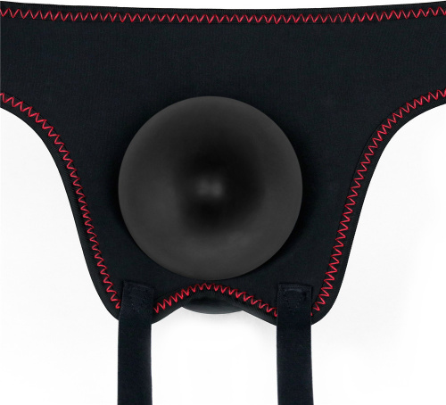 Страпон черный Easy Strapon Set 19 см фото 8