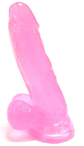 Реалистичный розовый фаллос с рабочей длиной 10,5 см фото 2