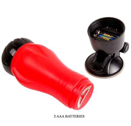 Мастурбатор-вагина с вибрацией Crazy Bull Flora на присоске фото 9