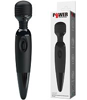 Вибромассажер с мощной вибрацией Pretty Love Power Wand черный