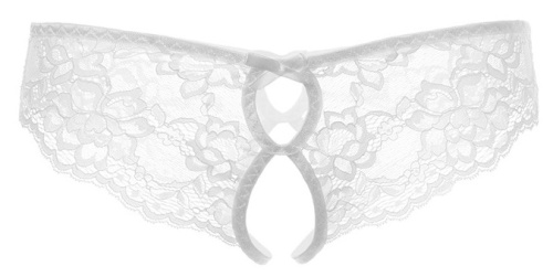 Эротические трусики белого цвета Erolanta Alla S фото 6
