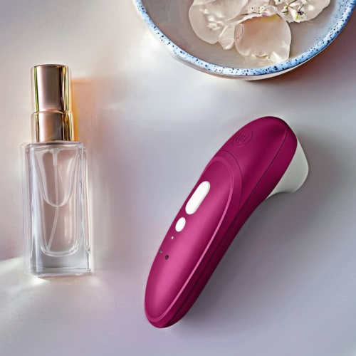 Бесконтактный вакуумно-волновой стимулятор клитора Womanizer Pro розовый фото 13