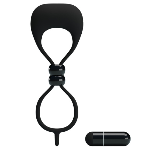 Двойное лассо (утяжка) на пенис с вибрацией Locker фото 2