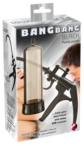 Вакуумная помпа для пениса Bang Bang Black фото 5