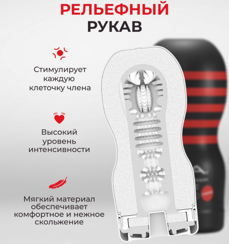 Мастурбатор с эффектом глубокой глотки Tenga Deep Throat Cup Hard фото 11