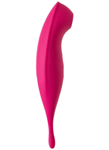 Вакуумный смарт-стимулятор с вибростимулирующим отростком Satisfyer Twirling Pro+ красный фото 6