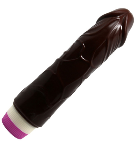Реалистичный вибратор Любовник мулат 20 см фото 4