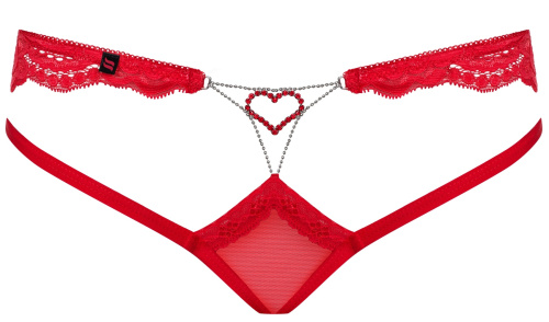 Трусики красные со стразами S/M 829-PAN-3 фото 3
