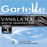 Презервативы Gartelle № 3 Vanilla ice Долгое удовольствие