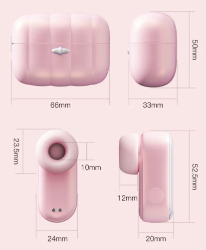 Вакуумный смарт-стимулятор BeYourLover Alggie Earphone в виде наушника фото 10