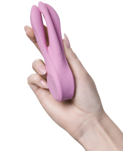 Вибростимулятор клитора и половых губ Satisfyer Threesome 1 Pink фото 3