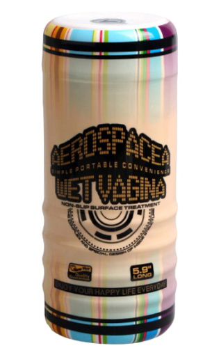 Мастурбатор-вагина в колбе Aerospacea Wet Vagina фото 4