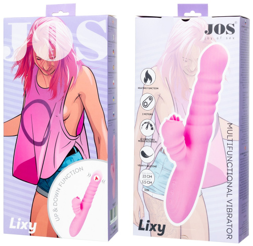 Вибратор Jos Lixy с поступательными движениями и подогревом фото 11