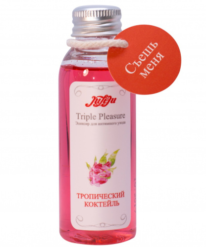Согревающий интимный эликсир со вкусом Тропический Коктейль 65 гр фото 2