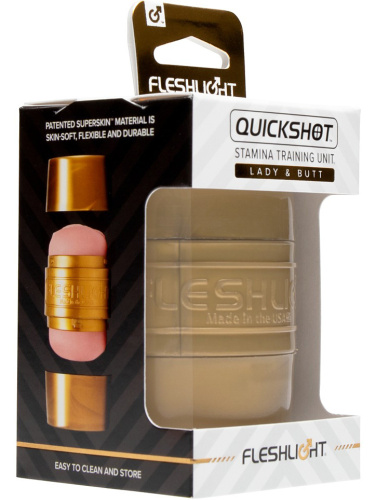 Двусторонний мастурбатор Fleshlight Quickshot Stamina для тренировки выносливости фото 10