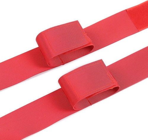 Фиксаторы рук к бёдрам красные на липучке фото 4