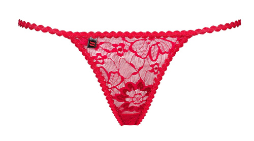 Красные трусики-стринги Hetea с аппликацией на попе S/M фото 3