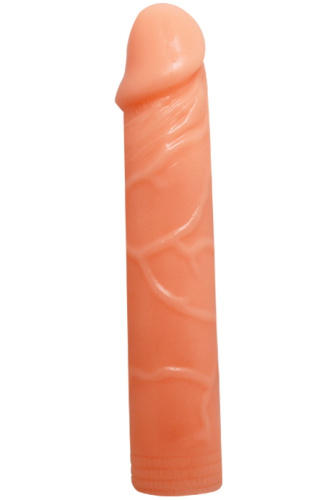 Реалистичный фаллоимитатор с хребтом без мошонки 19 см фото 3