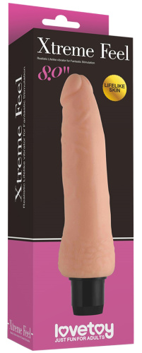 Вибратор реалистичный Xtreme Feel Cyberskin 19 см фото 6