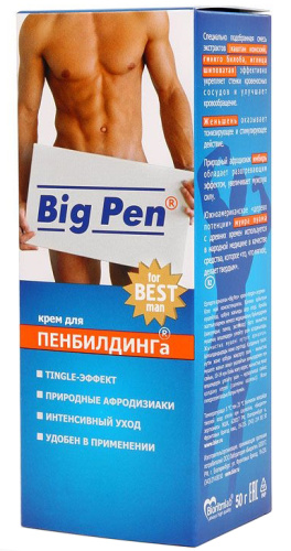Крем для пенбилдинга Биоритм Big Pen 50 гр фото 3