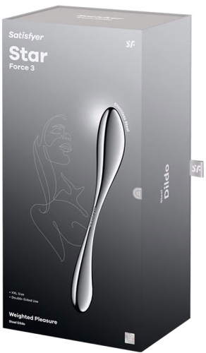 Двусторонний стальной стимулятор Satisfyer Star Force 3 фото 5