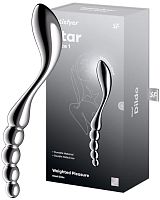 Двусторонний стальной стимулятор Satisfyer Star Force 1